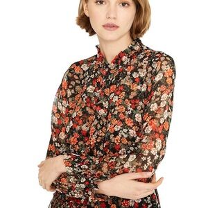 MISA Los Angeles Jacinda Top floral blouse